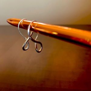 Infinity earrings.  SS 925